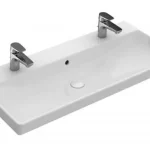 Villeroy & Boch Avento 100x47 cm mosdó 2 csaplyukkal CeramicPlus felülettel 4156 A4 R1 (4156A4R1)Villeroy & Boch Ne maradj le