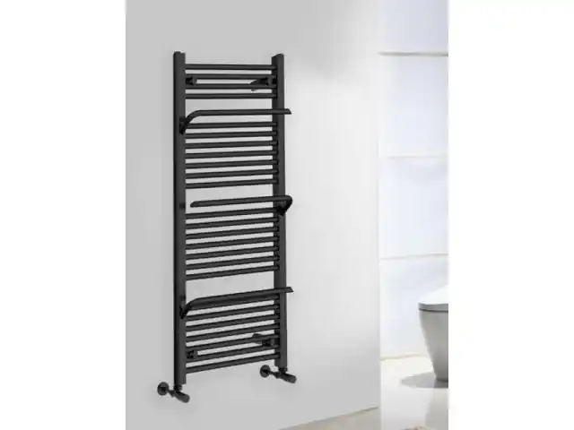 Népszerű AREZZO design SMART BLACK 1510x550 mm törölközőszárítós radiátor AR-SM15055AArezzo Design
