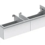 Geberit iCon alsó szekrény mosdóhoz 120 cm szélességtől, két fiókkal Matt bevonat/Fehér 841120000Geberit Különleges ajánlat