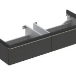 Geberit iCon alsó szekrény mosdóhoz 120 cm szélességtől, két fiókkal Matt bevonat/Láva 841121000Geberit Exkluzív ajánlat
