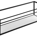Sapho SKA 120 mosdótartó keret polccal, matt fekete SKA104Sapho Korlátozott ajánlat