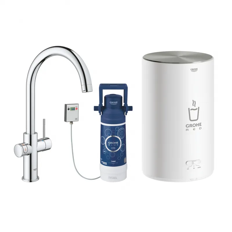 Grohe Red Duo csaptelep és kombi bojler M méret (4 liter), króm 30083001Grohe Korlátozott ajánlat