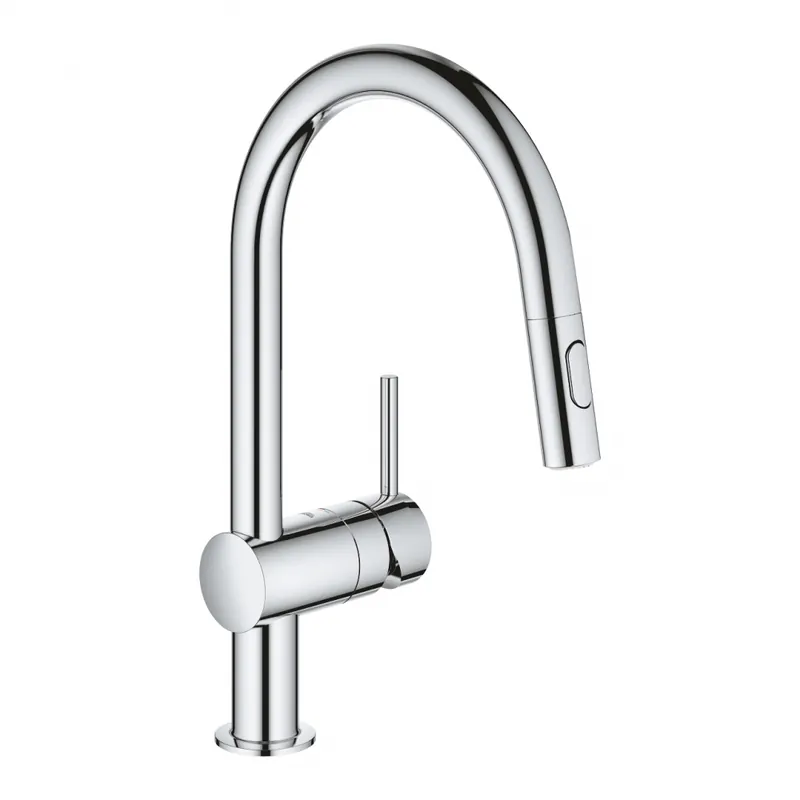 Grohe Minta egykaros mosogató csaptelep kihúzható zuhanyfejjel, króm 32321002Grohe Különleges ajánlat