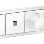 Hansgrohe RainSelect Termosztát falsík alatti szereléshez, 2 fogyasztóhoz, matt fehér 15380700Hansgrohe Szuper akció
