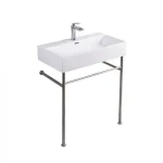Arezzo Design Tampa 75x42 cm mosdó fémlábbal AR-382WArezzo Design Expressz szállítás