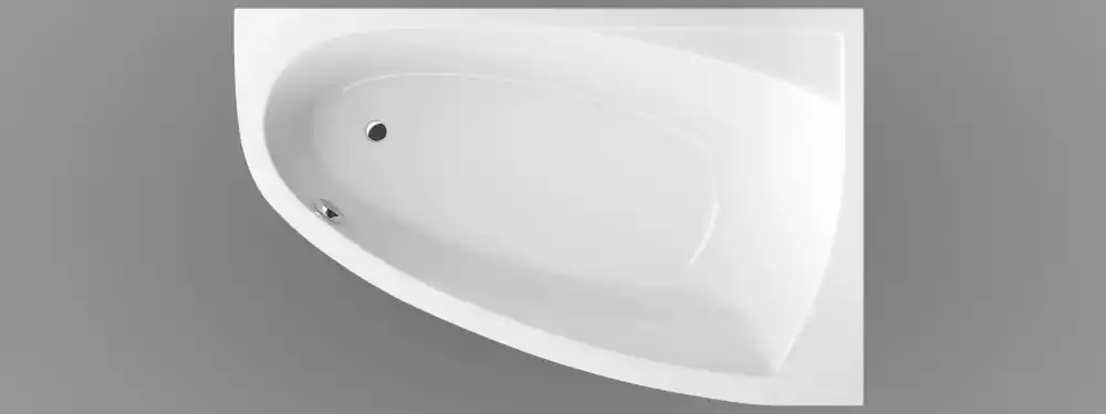 Wellis Matana150x95 cm-es aszimmetrikus sarokkád kádlábbal, jobbos AK00502Wellis Vásárlói kedvenc
