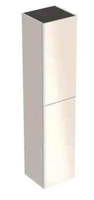 Geberit Acanto magas kiegészítő szekrény két ajtóval, matt homokszürke 500.619.JL.2Geberit Árengedmény