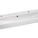 Azonnal elérhető Geberit Smyle Square mosdó 120x48 cm, két csaplyukkal 500.253.01.1Geberit