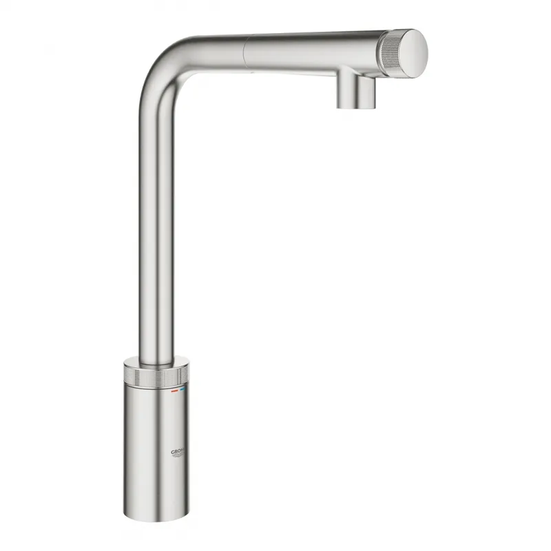 Végkiárusítás Grohe Minta SmartControl mosogató csaptelep, supersteel 31613DC0Grohe