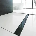 ALCA (Alcaplast) GLASS GL1204-1150 Rács a zuhanyfolyókához, üveg-feketeAlcaplast Legkelendőbb
