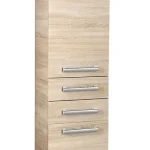Vedd meg online AQUALINE VEGA állószekrény, 35x184x31cm, platinatölgy VG985Aqualine