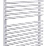 Radeco Sara A6-500/SP egyenes törölközőszárítós csőradiátor (1005 W, fehér, 1408x550 mm)Radeco Kiárusítás