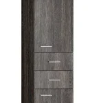 AQUALINE ZOJA állószekrény fiókkal, 35x184x29cm, mali wenge 51221Aqualine Vedd meg online