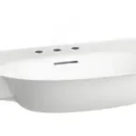 Végkiárusítás Laufen THE NEW CLASSIC 80x48 cm mosdó három csaplyukkal, fehér H8138550001081Laufen