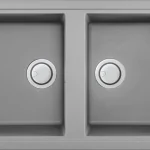 Kihagyhatatlan ajánlat Elleci Best 450 2 medencés gránit mosogató, M79 Aluminium LMB45079Elleci