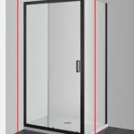 Népszerű Sanotechnik ELITE BLACK tolóajtó, 120 cm S120BSanotechnik