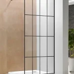 Exkluzív ajánlat N-Smart FRIDA black Walk-In zuhanyfal 90 cm NWWI-FRB90N-smart