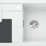 Azonnal elérhető BLANCO SITY XL 6S Silgranit mosogató lávaszürke tartozékokkal, fehér 525051Blanco