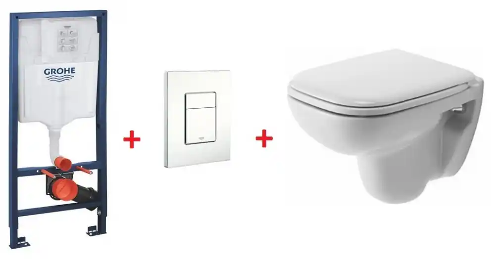Gyors szállítás Grohe Rapid SL falsík alatti wc tartály komplett szett SZP-GR59 (38528001, 38732SH0, Duravit-22110900002, Duravit-0067310000)Duravit
