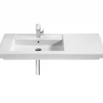 Roca Prisma 90x45 cm balos aszimmetrikus mosdó, fehér A327544000Roca Biztonságos fizetés