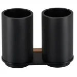 Sapho BEMETA GALLA fali dupla fogkefetartó, 170x123x79mm, matt fekete 108110020Bemeta Nézd meg most