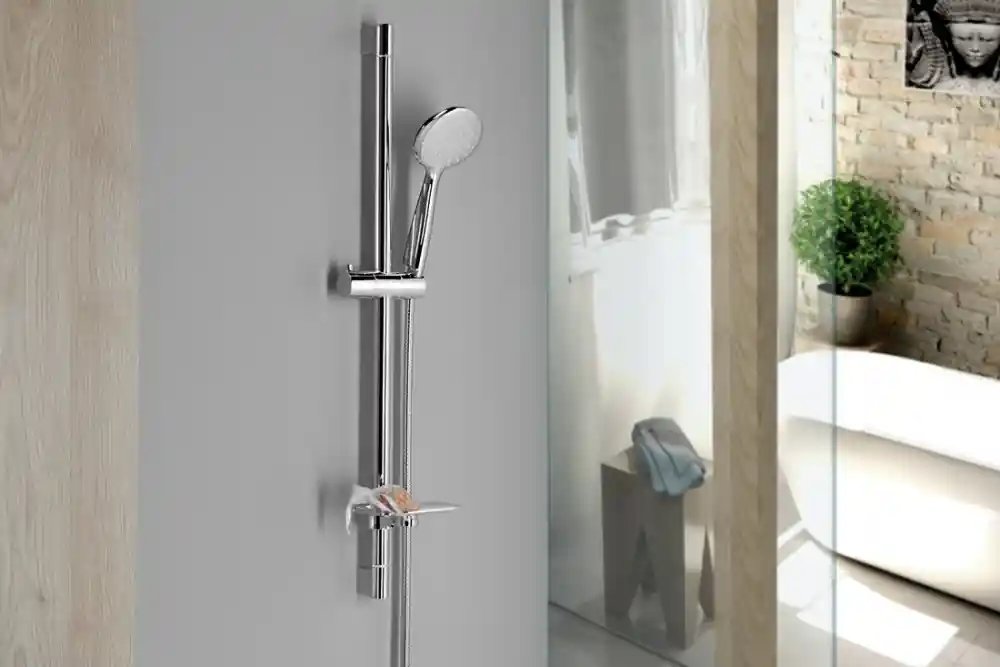 Biztonságos fizetés Sapho WANDA zuhanyoszlop zuhanyszettel, 790mm, króm 1202-27Sapho