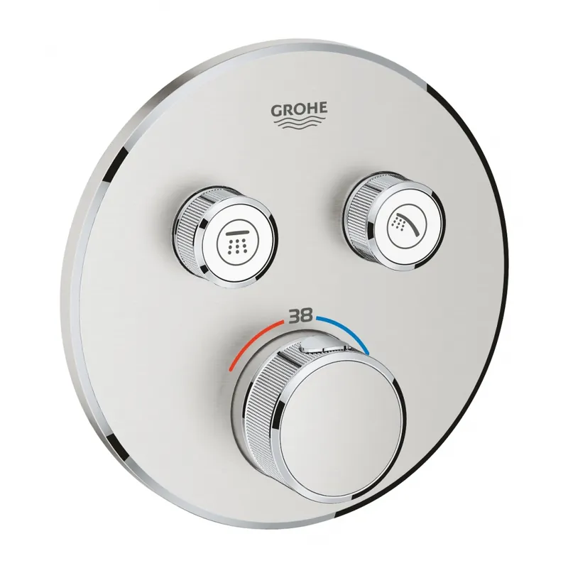 GROHE Grohtherm SmartControl termosztátos színkészlet, matt szuperacél 29119DC0Grohe Végkiárusítás