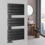 Végkiárusítás AQUALINE MILI fürdőszobai radiátor, 450x934mm, 381W, antracit DC605TAqualine
