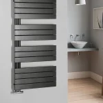 AQUALINE MILI fürdőszobai radiátor, 600x1222mm, 632W, antracit DC625TAqualine Gyors szállítás