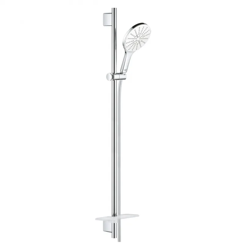 Vedd meg most GROHE Rainshower SmartActive 150 Rudas zuhanygarnitúra, 3 féle vízsugaras kézizuhannyal, króm/fehér 26594LS0Grohe
