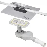 Csak ma Viega Advantix Cleviva zuhanylefolyó Visign C1 Advantix-ráccsal, 800 mm 794491Viega