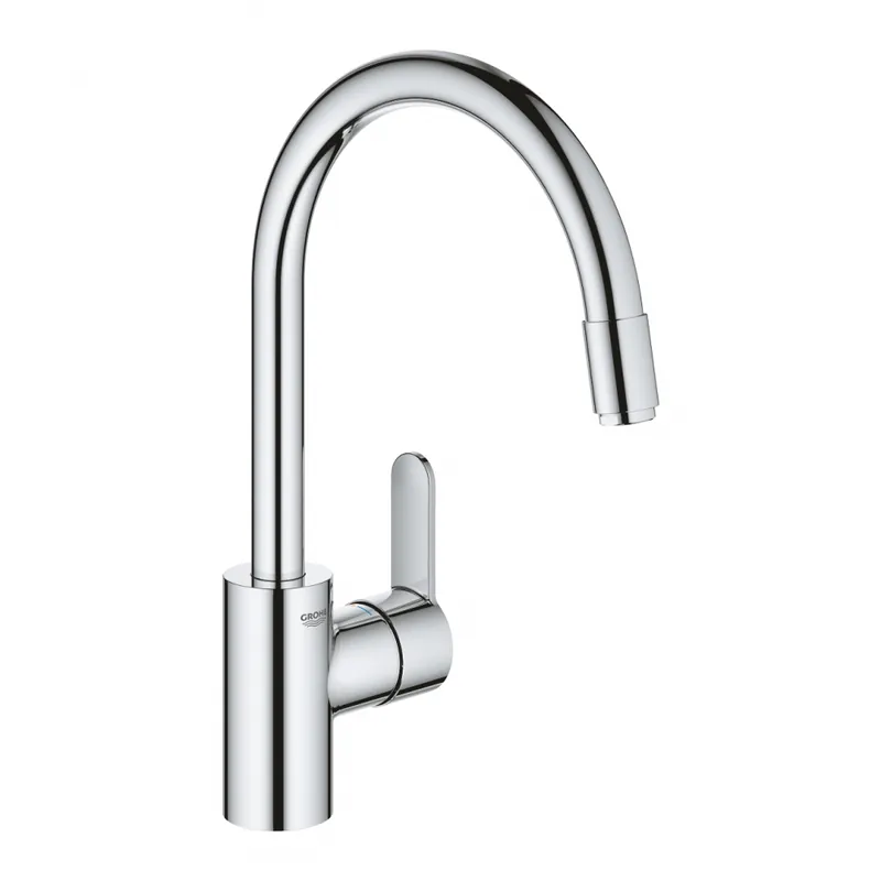 Korlátozott ajánlat Grohe Eurostyle Cosmopolitan Egykaros mosogatócsap kihúzható gyöngyöztetővel 31126004Grohe