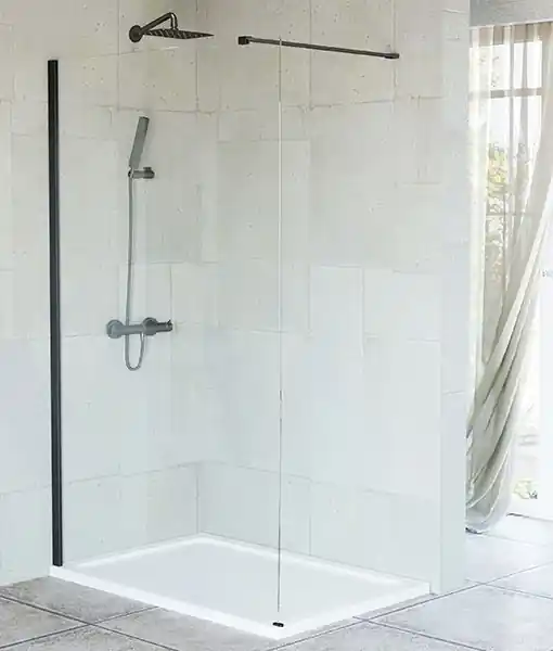 Legnépszerűbb Niwell FELICIA black walk-in zuhanyfal, 90 cm NWWI-FEL90NIWELL