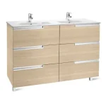 Roca Victoria-N Unik Family alsószekrény dupla mosdóval 120 cm tölgy A855835155Roca Akció