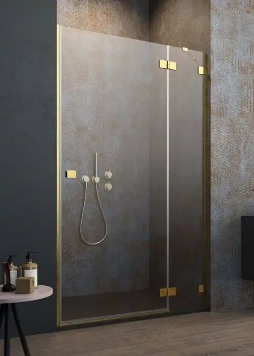 Biztonságos fizetés Radaway Essenza Pro Gold DWJ 80 J zuhanyajtó, arany színű zsanér 10099080-09-01RRadaway