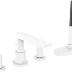 Hansgrohe Finoris peremre szerelhető kádcsaptelep, sBox-szal, matt fehér 76444700Hansgrohe Azonnal elérhető