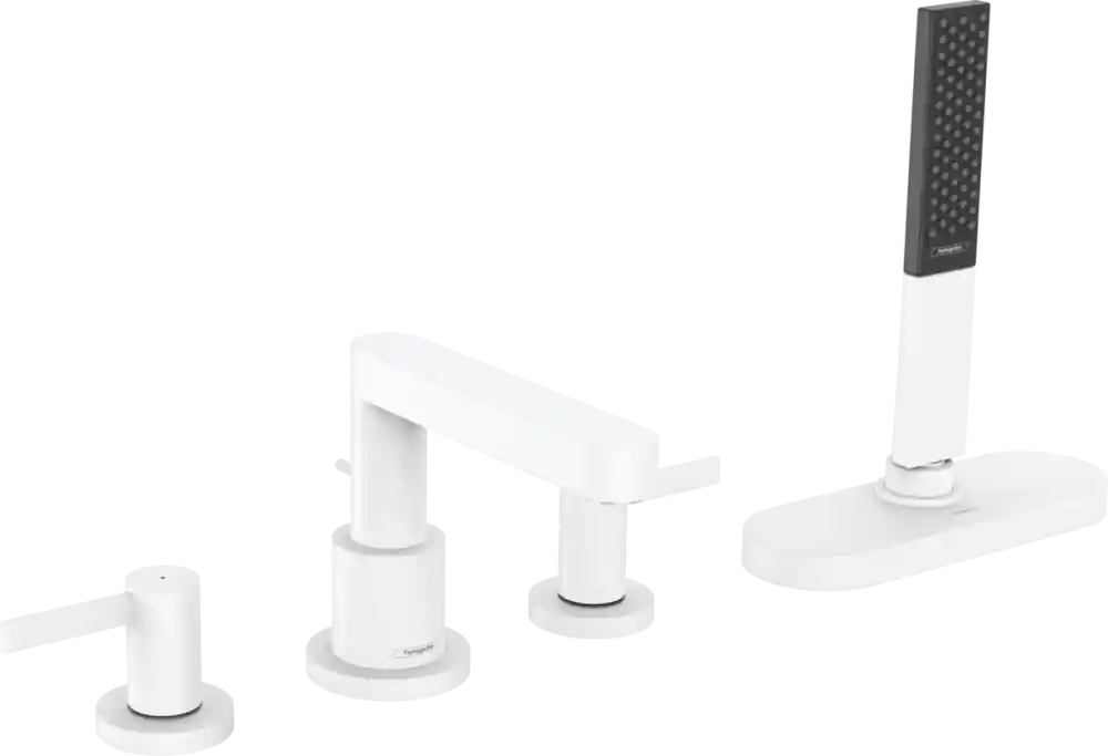 Hansgrohe Finoris peremre szerelhető kádcsaptelep, sBox-szal, matt fehér 76444700Hansgrohe Azonnal elérhető