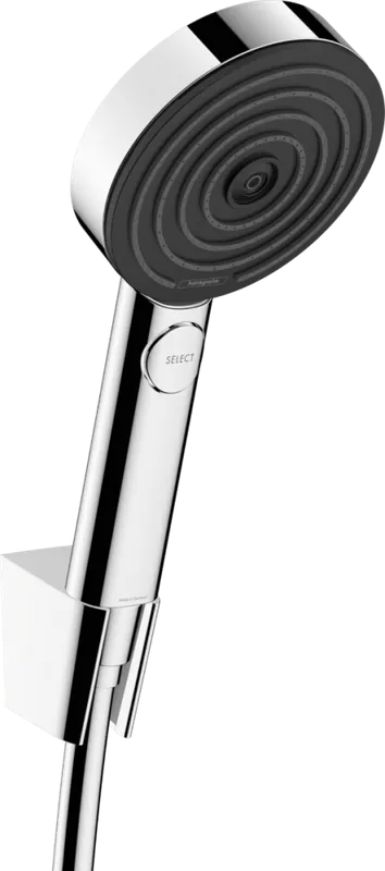 Vedd meg online Hansgrohe Pulsify Select zuhanytartó szett 105, 3 jet, Relaxation, 125 cm-es zuhanytömlővel, króm 24302000Hansgrohe
