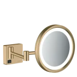 Végkiárusítás Hansgrohe AddStoris kozmetikai tükör LED világítással, szálcsiszolt bronz 41790140Hansgrohe
