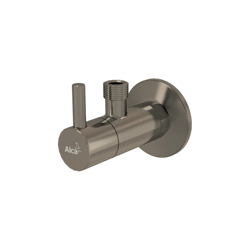 ALCA (Alcaplast) ARV001-N-B Sarokszelep szűrővel NICKEL-szálcsiszolt mattAlcaplast Kedvezmény