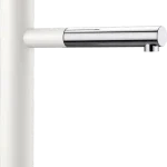 Outlet BLANCO LINEE-S Silgranit-Look egykaros mosogató csaptelep, fehér/króm 518441Blanco