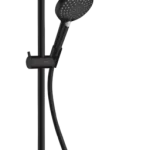 Akció Hansgrohe Croma Select S Showerpipe 280 1jet EcoSmart 9 l/perc termosztáttal és Raindance Select S 120 3jet kézizuhannyal, matt fekete 26891670Hansgrohe