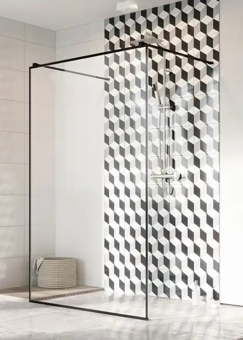 Ajánlat Radaway Modo New Black I 140 Frame Walk-in fekete zuhanyfal 388144-54-58Radaway