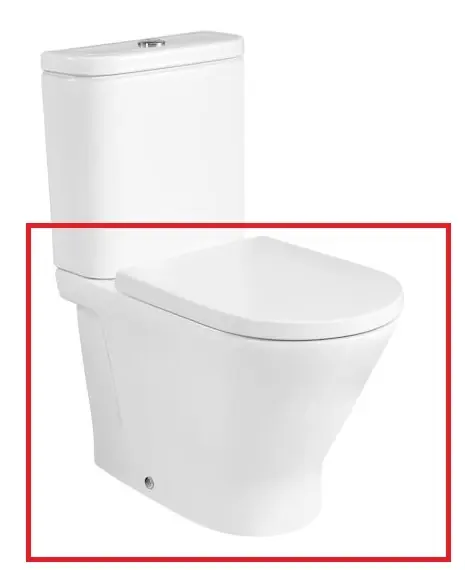 Gyors szállítás Roca The Gap Round Compact perem nélküli, monoblokk wc csésze A3420N7000Roca