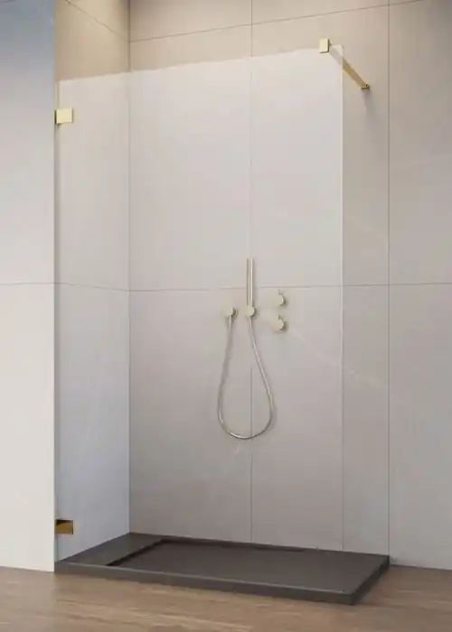 Alacsony ár Radaway Essenza Pro Gold Walk-in arany zuhanyfal, 145 cm 10103145-09-01Radaway