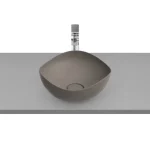 Végkiárusítás Roca Ohtake 37,5x37,5 cm pultra ültethető mosdó, kávé A327A15660Roca