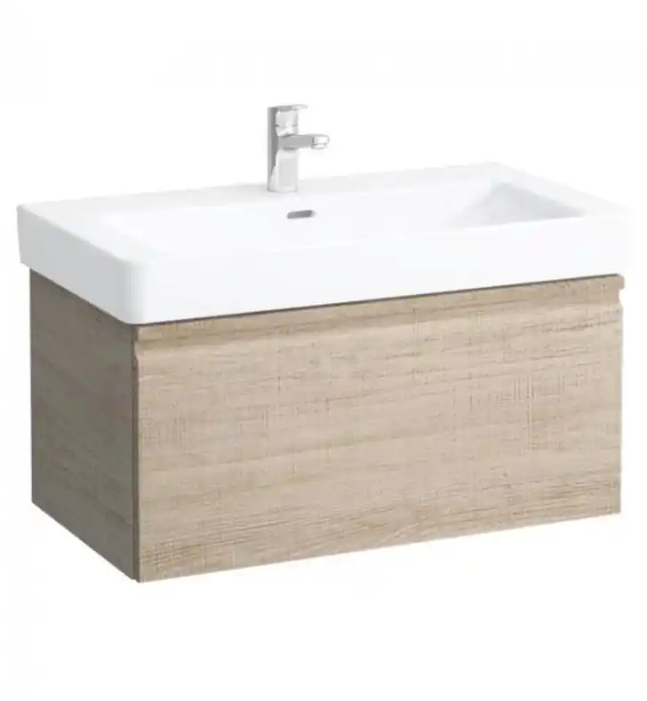 Laufen Pro S alsószekrény 813965 tip. mosdóhoz 1 fiókkal és belső fiókkal, fényes tölgy H4835020964791Laufen Olcsó