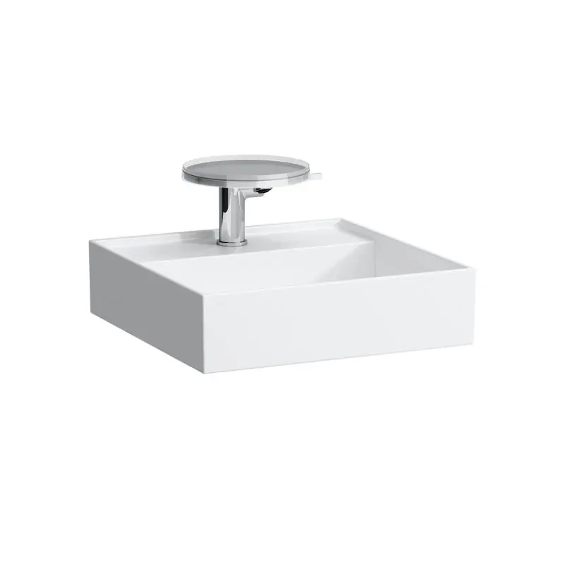 Gyors kiszállítás Laufen KARTELL BY LAUFEN 46x46 cm kézmosó, fehér LCC bevonattal H8183314001111Laufen
