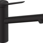 Biztonságos fizetés Hansgrohe Zesis M33 Egykaros konyhai csaptelep 140, 1 jet matt fekete 74802670Hansgrohe