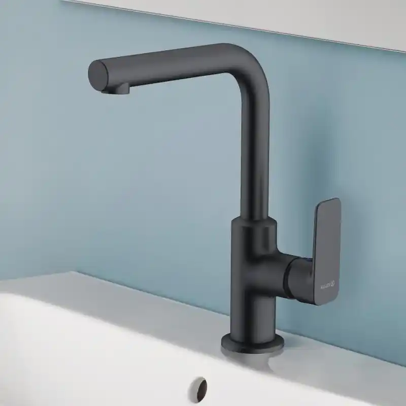 Kludi PURE&STYLE mosdó csaptelep leeresztő nélkül, matt fekete 400243975Kludi Expressz szállítás